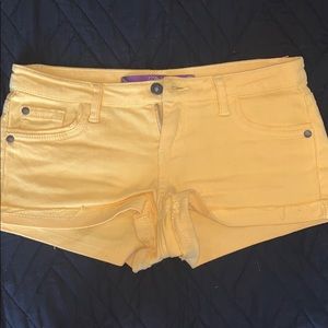 Pink Brand Sunshine Yellow Daisy Dukes- SIZE 1